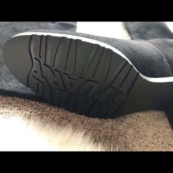 SW thigh-high low-heel boots - Picture 3 of 9